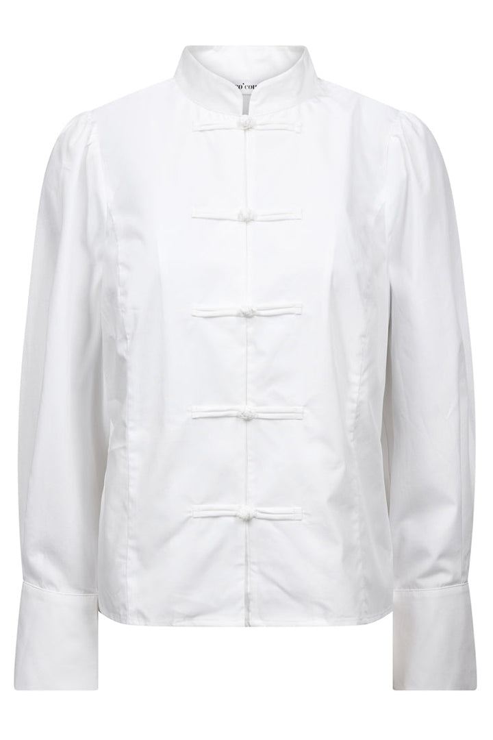 Co´Couture - Viannecc Button Shirt 506464 - 10001 - White