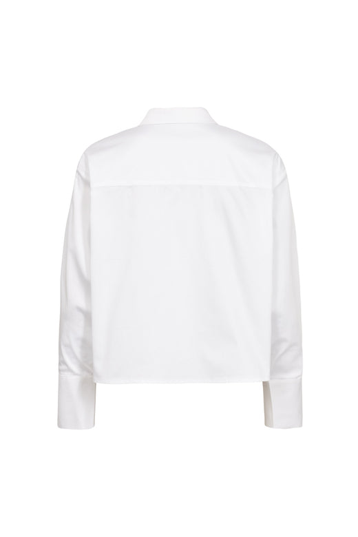 Co´Couture - Daliacc Sleeve Pleat Shirt 500539 - 10001 - White
