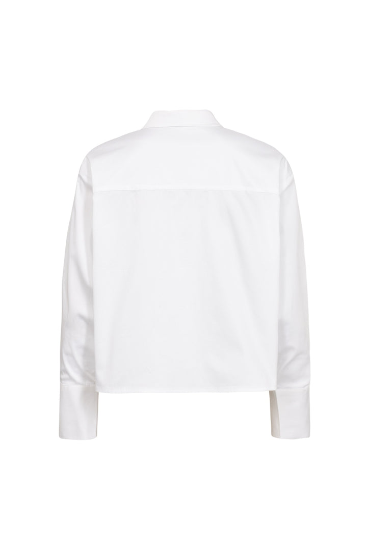 Co´Couture - Daliacc Sleeve Pleat Shirt 500539 - 10001 - White