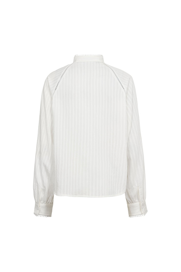 Co´Couture - Sennecc Lace Shirt 500551 - 10001 - White