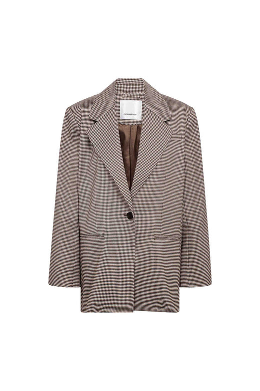 Co´Couture - Midacc Check Power Blazer 500845 - 10060 - Bone - Brown