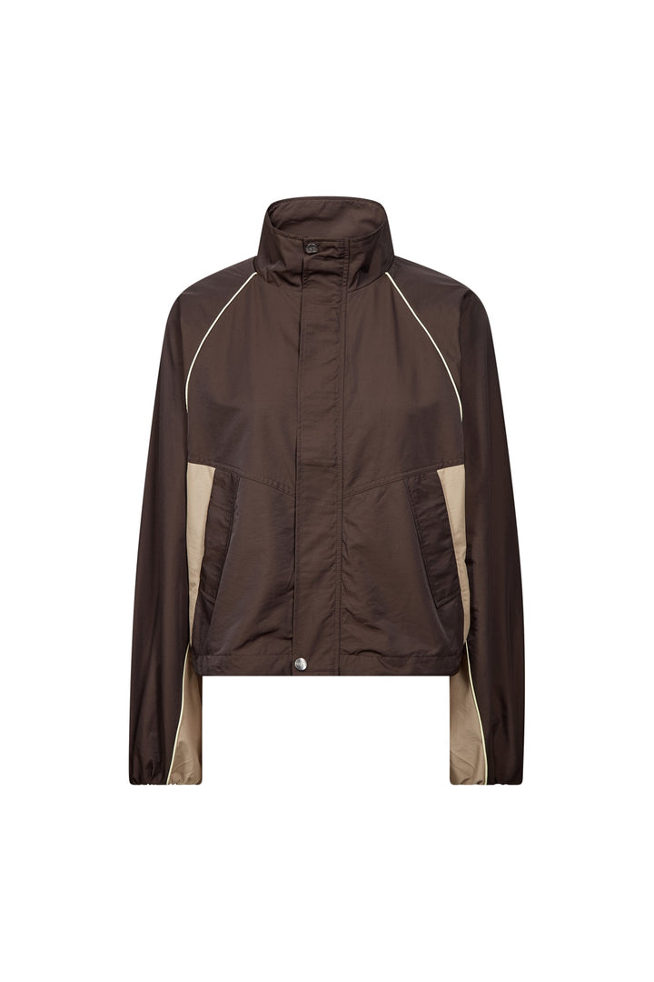 Co´Couture - Aloracc Block Jacket 500846 - 20003 - Dark Brown
