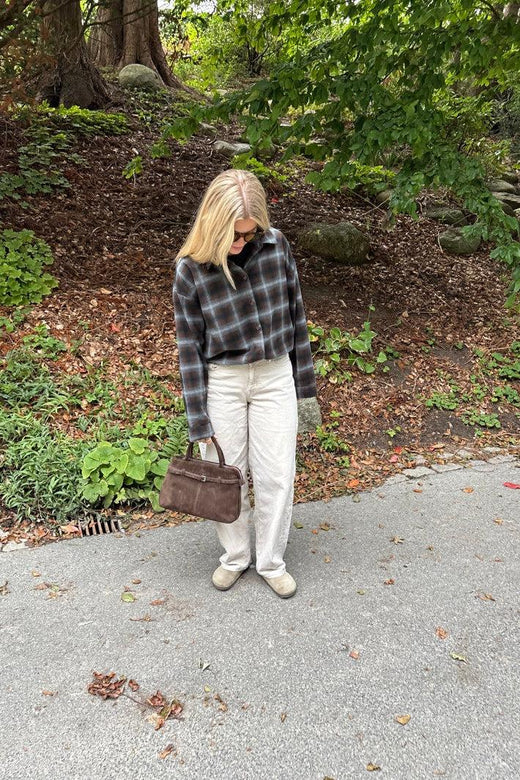 Noella - N-Nila Shirt 18150001 - 528 - Danne Brown Blue Check