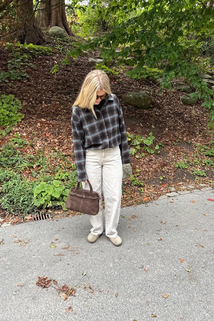 Noella - N-Nila Shirt 18150001 - 528 - Danne Brown Blue Check