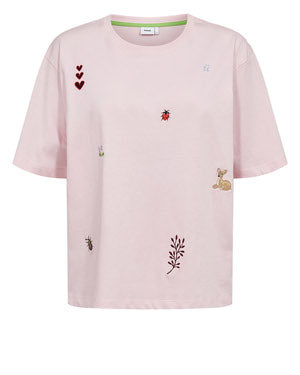 Nümph - Nutenia Boxy T-shirt- Gots 707093 - Pink Lady