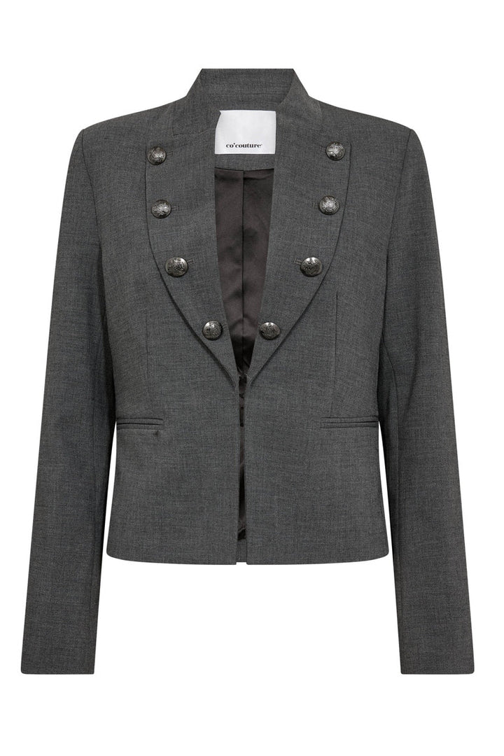 Co´Couture - Priscillacc Officer Jacket 500823 - 65003 - Mid Grey