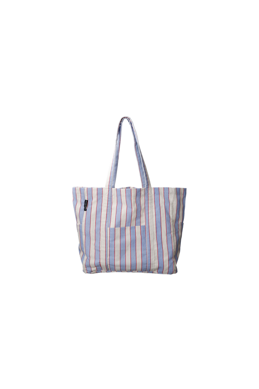 Black Colour - Bcnella Canvas Bag 9377 - Blue Stripe