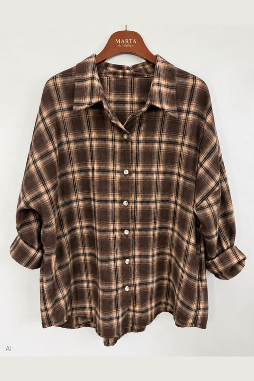 Marta Du Chateau - Mdccloud Shirt 92050 - Brown
