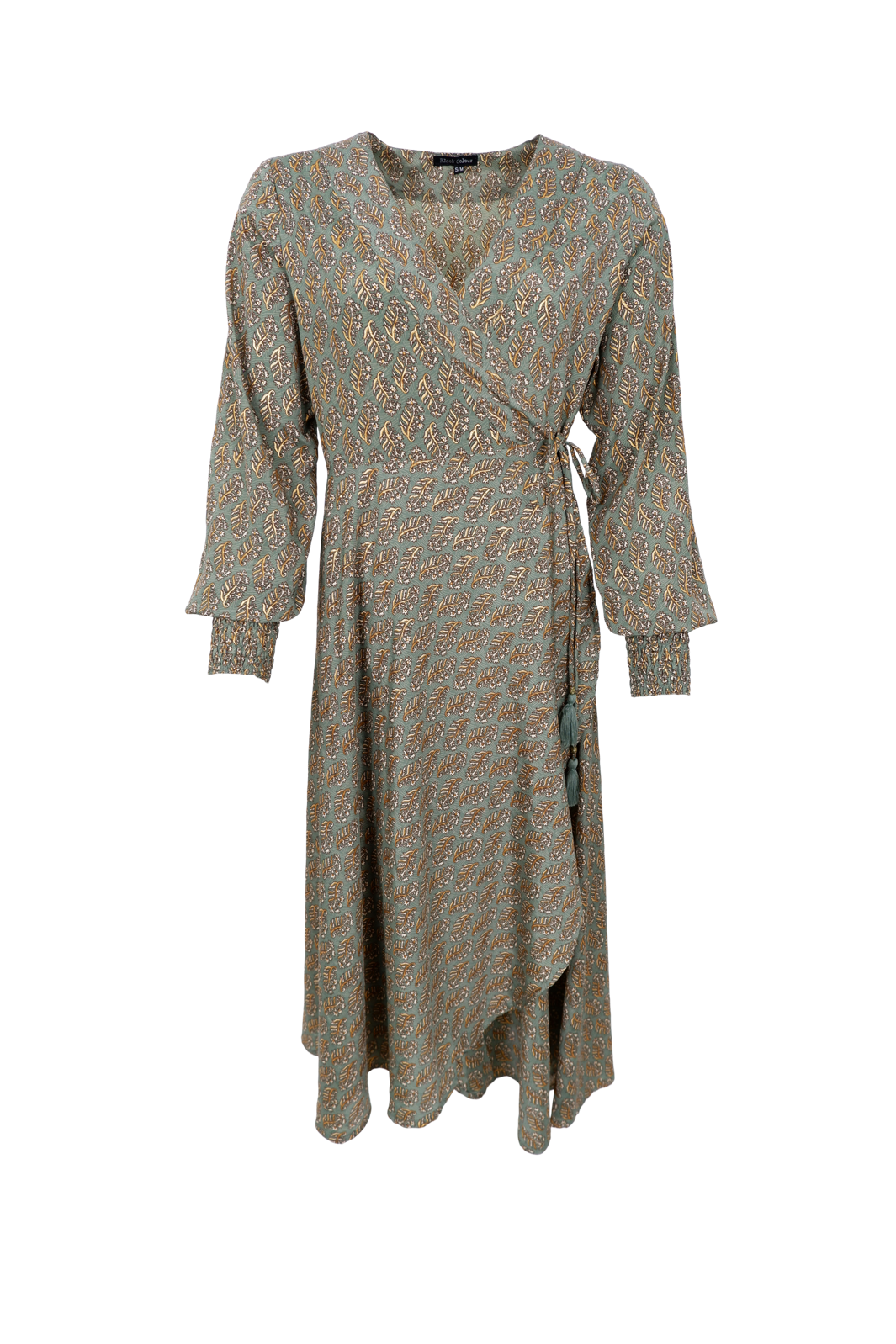 Black Colour - Bcluna Wrap Dress 39212 - Olive Mist