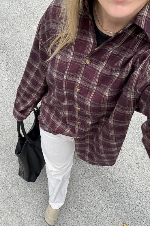 Noella - N-Marlon Shirt 18160001 - 529 - Dafnee Brown Check