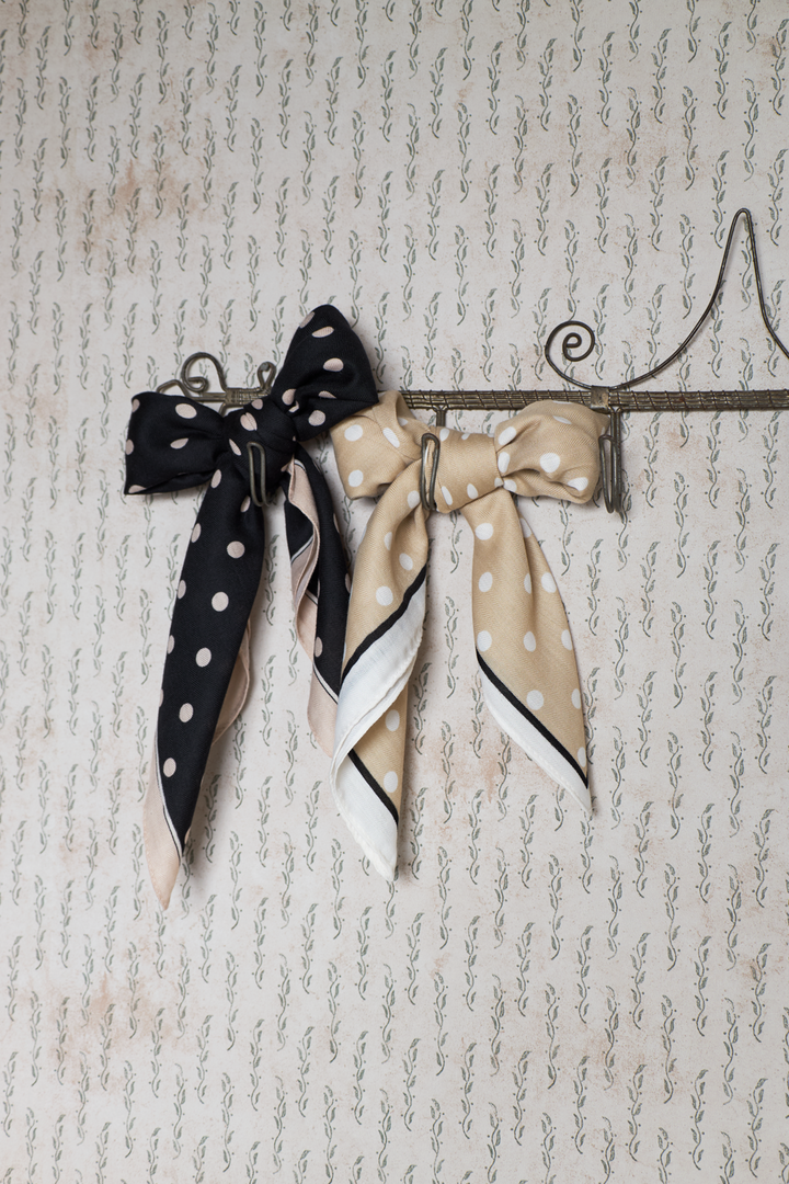 Black Colour - Bcanneli Mini Scarf 3652 - Black