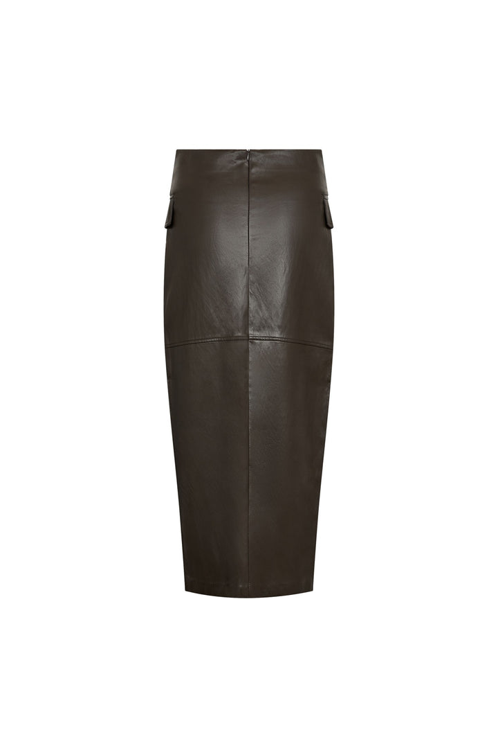 Co´Couture - Gittcc Asym Floor Skirt 500477 - 20003 - Dark Brown