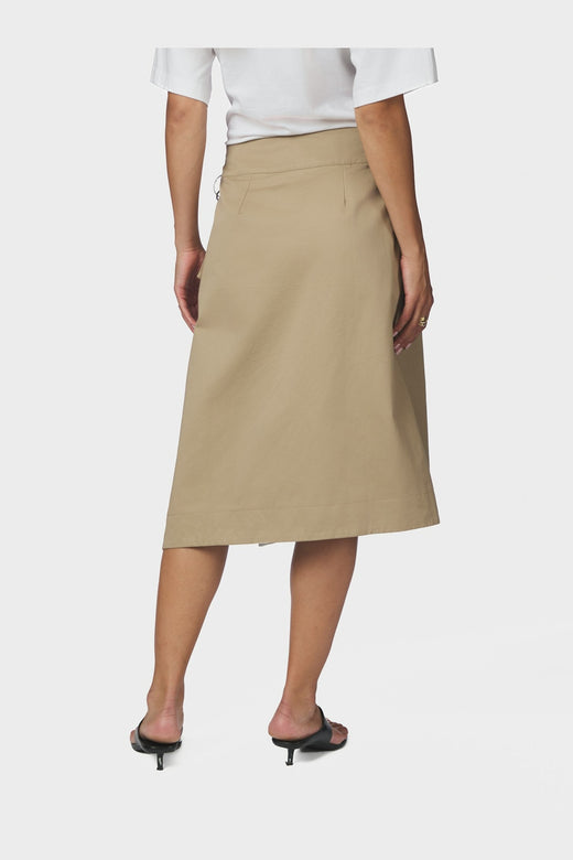 Neo Noir - Juna Twill Skirt 171469 - 214 - Taupe