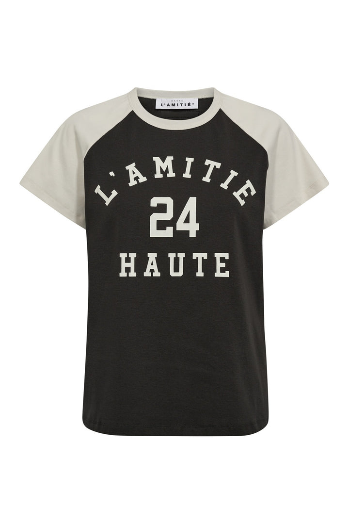 Haute L'Amitié - Neckline College Tee HL10109 - Antracit