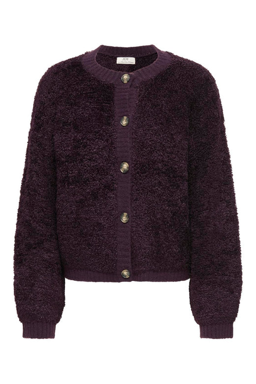 JDY - Jdyeira Life L/S Oneck Cardigan Knt - 5105886 Plum Perfect