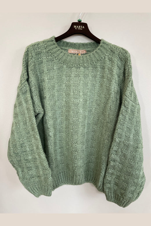 Marta Du Chateau - Mdcbrezza Knit 65968 - Salvia