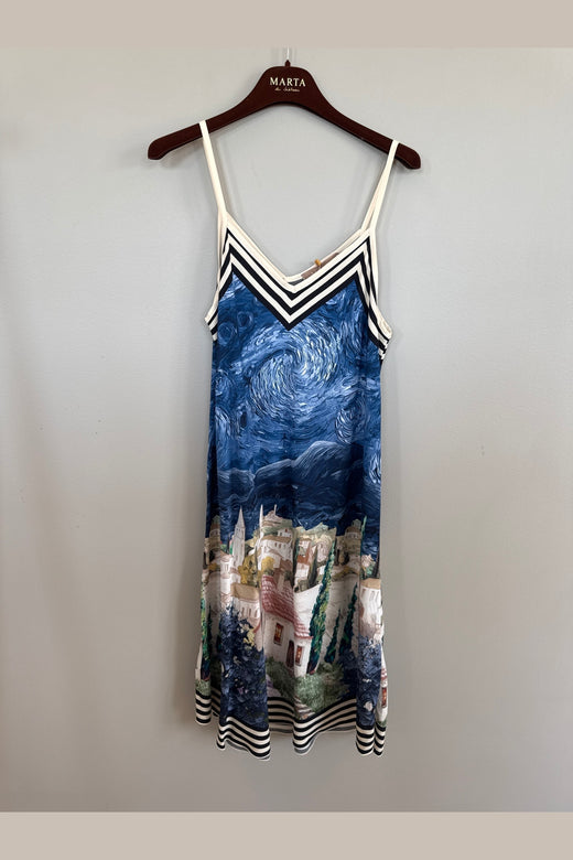 Marta Du Chateau - Mdcruby Dress 26510 - Blue