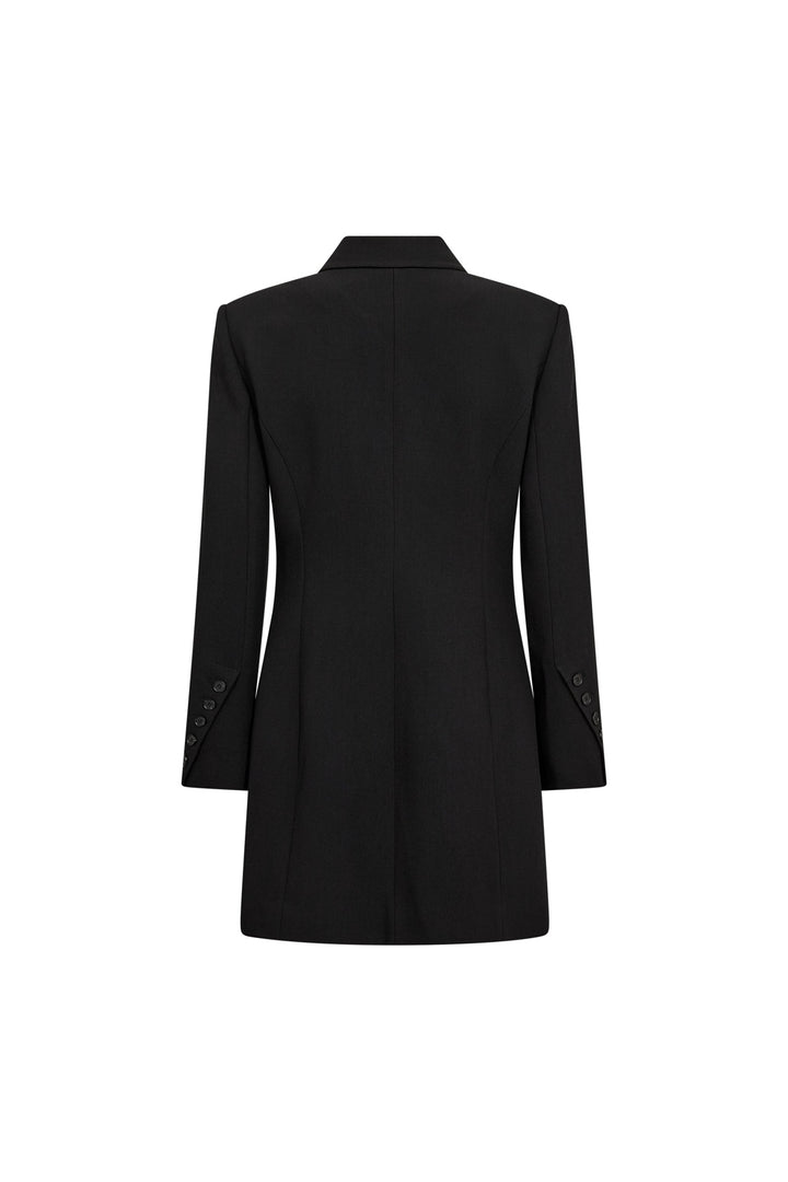 Co´Couture - Volacc Pleat Blazer Dress 500505 - 65001 - Black