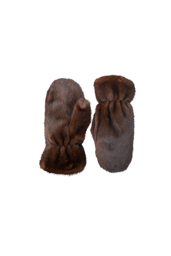 Black Colour - Bcrikkeline Mittens 8030 - Coffee