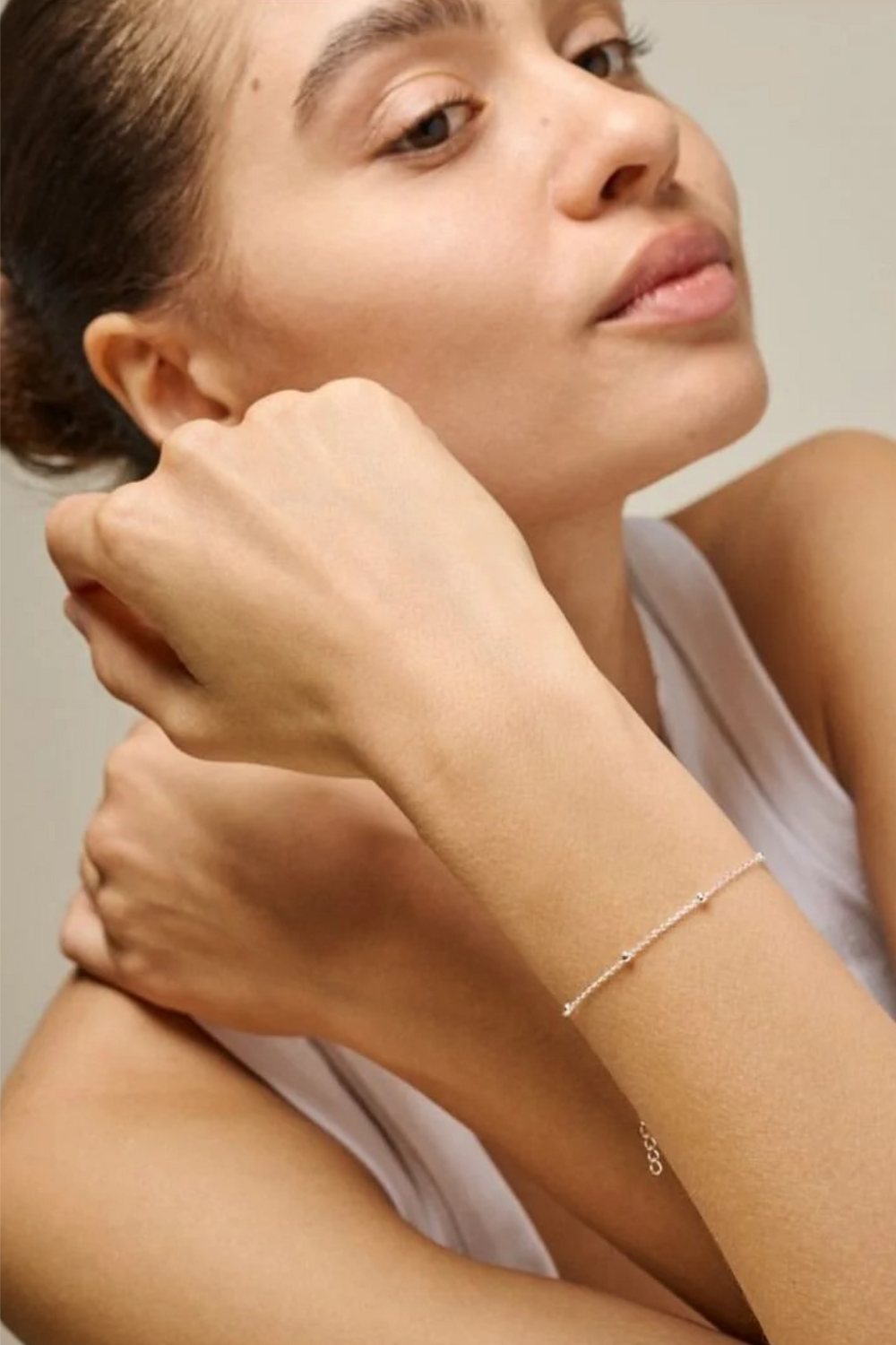 Enamel Copenhagen - Bracelet, Beaded Chain B153S - 925S