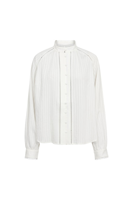 Co´Couture - Sennecc Lace Shirt 500551 - 10001 - White