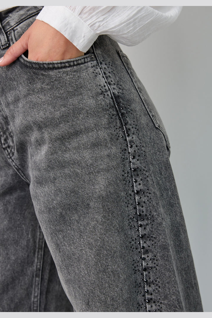Co´Couture - Vickycc Stone Wide Jeans 500469 - 65001 - Black