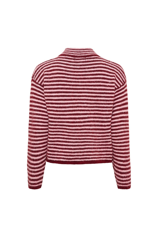 Marta Du Chateau - Mdcanais Cardigan 9586 - Bordeaux