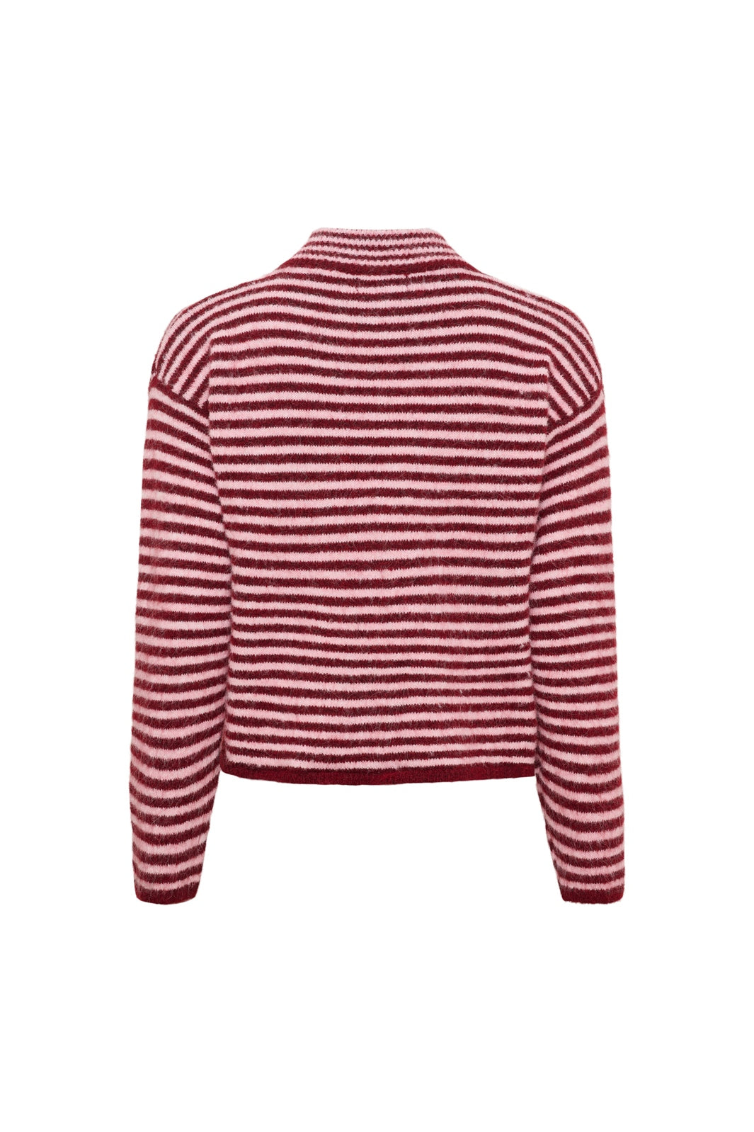 Marta Du Chateau - Mdcanais Cardigan 9586 - Bordeaux