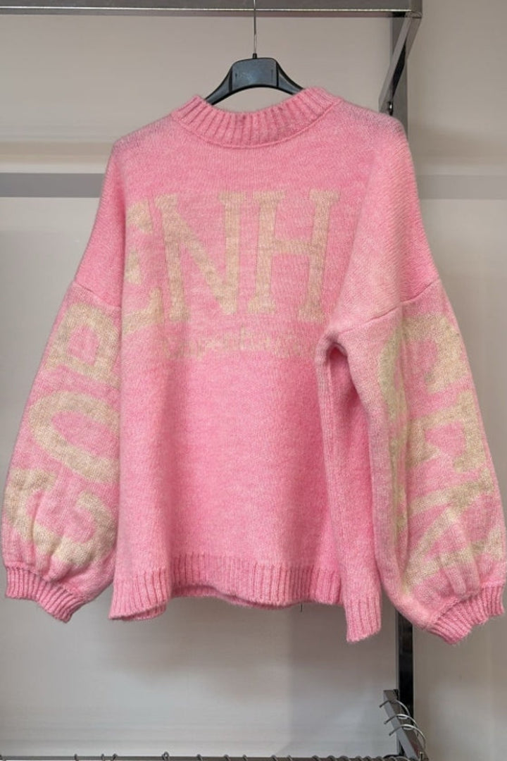 Marta Du Chateau - Mdcaria Knit 8111 - Pink/Beige