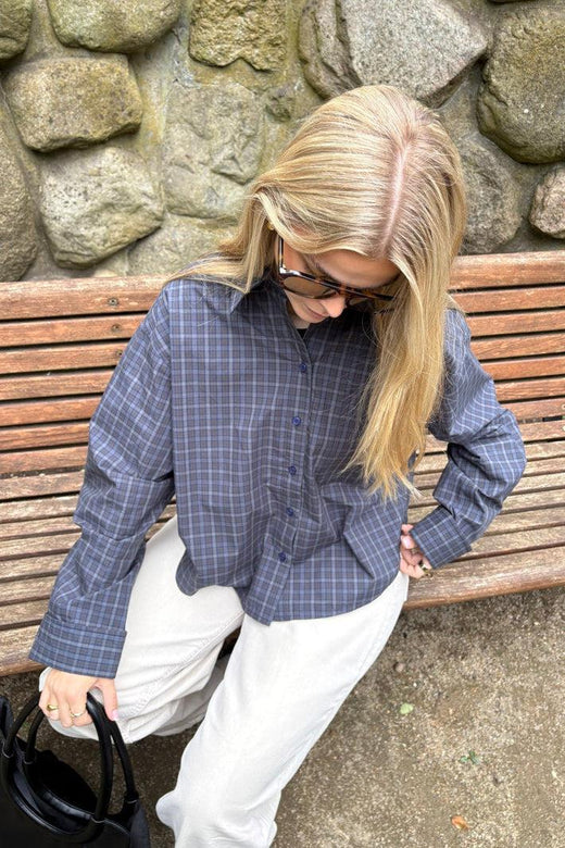 Noella - N-Marlon C Shirt 18140001 - 527 - Dodie Brown Blue Check