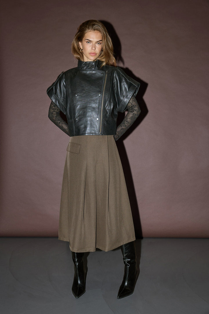 Co´Couture - Phoebecc Leather Vest 500412 - 65001 - Black