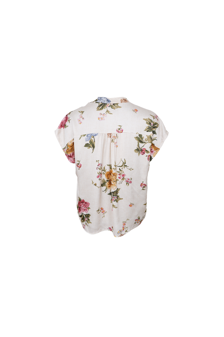 Black Colour - Bczalina Ss Blouse 41262 - Creme