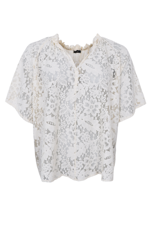 Black Colour - Bcsally Lace Blouse 41178 - Champagne