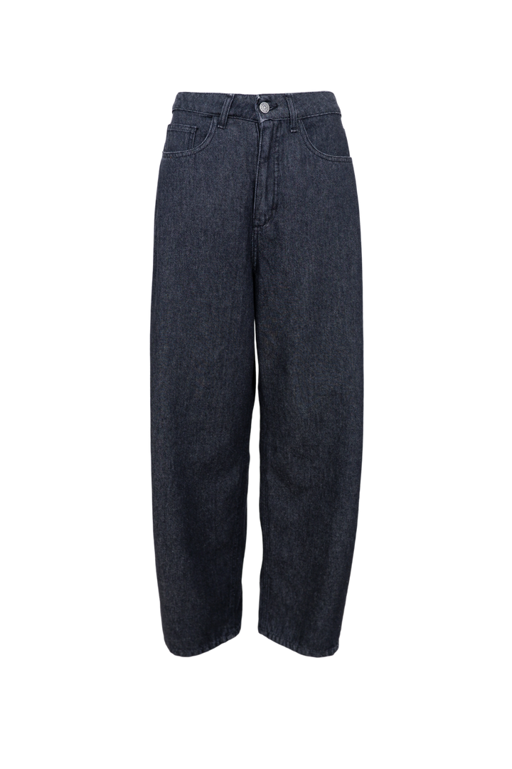 Black Colour - Bcsia Baggy Barrel Pant 41247 - Black Denim