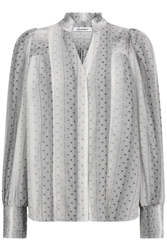 Co´Couture - Ollycc V-Shirt 35970 - 11 - Off White Skjorter 