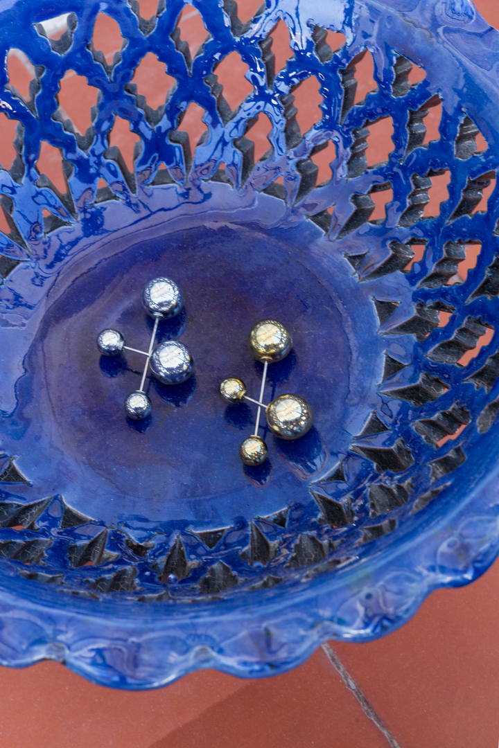 Black Colour - Bcvixen Multipin Long 4541 - Silver Coloured