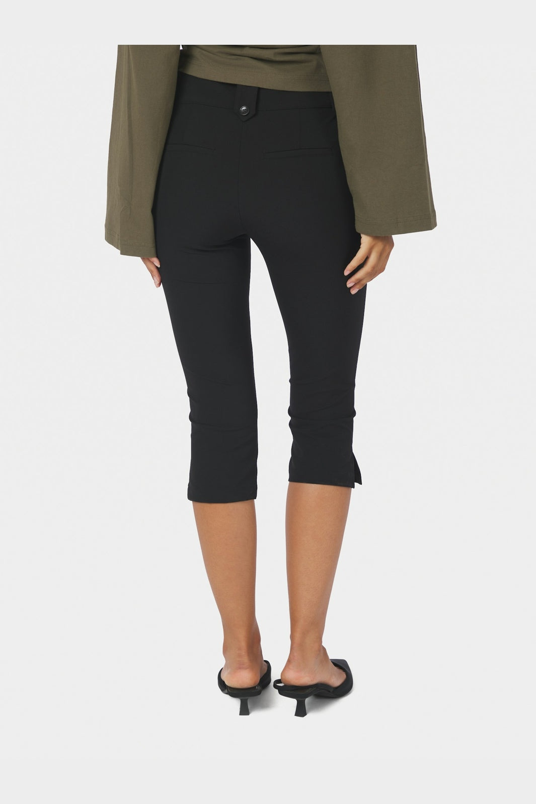 Neo Noir - Shawnee Capri Stretch Pants 171254 - 100 - Black