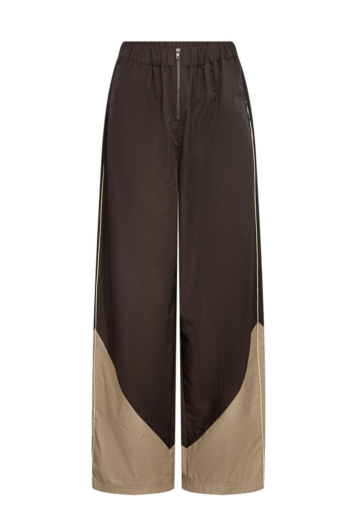 Co´Couture - Aloracc Block Pant 500847 - 20003 - Dark Brown