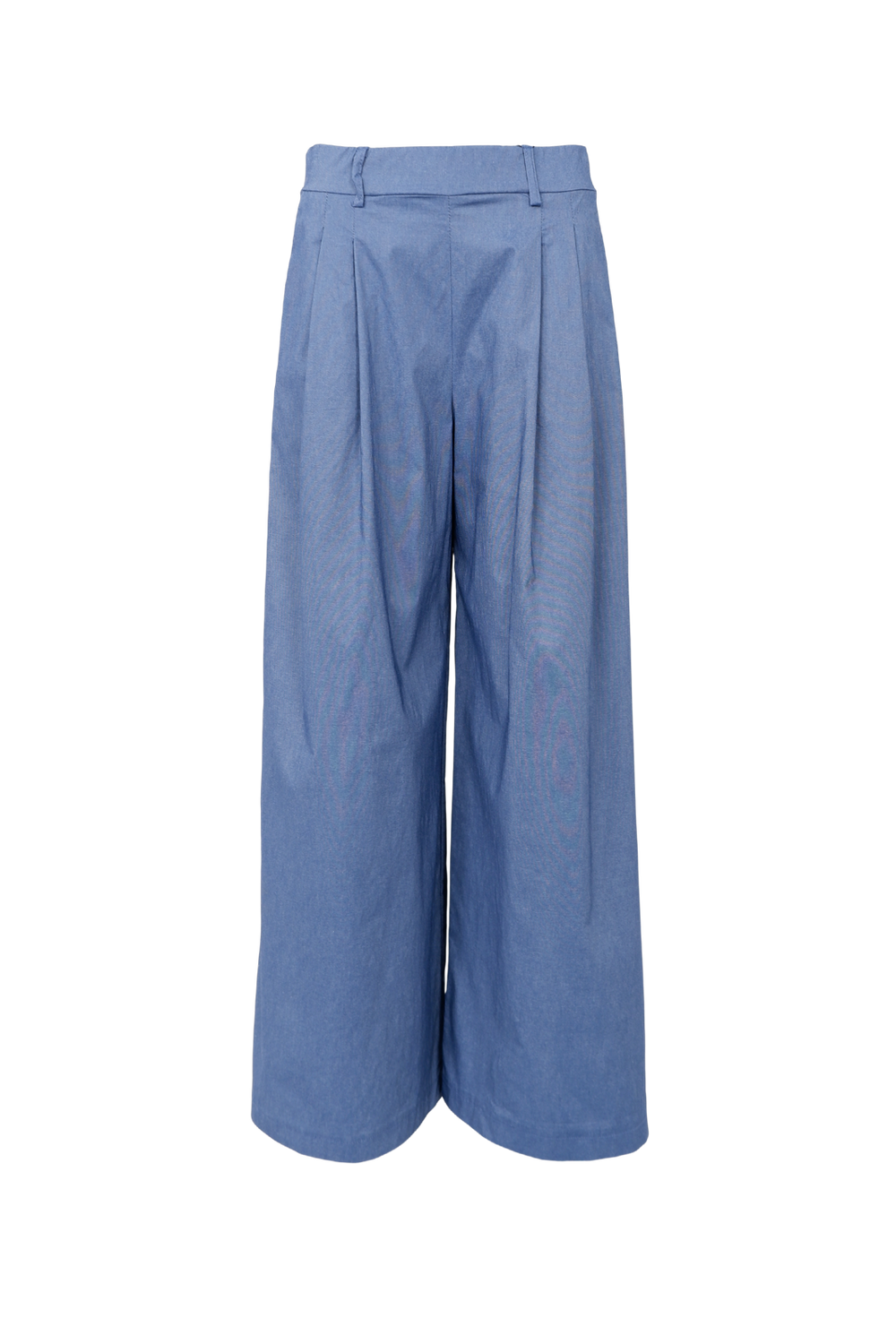 Black Colour - Bcdavina Wideleg Pant 40865 - Lt. Denim Melange