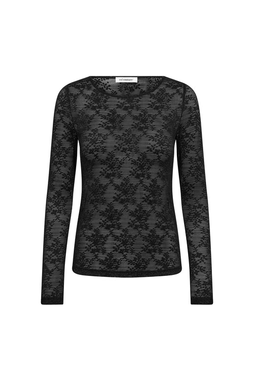 Co´Couture - Birtacc O-Neck Blouse 500589 - 65001 - Black