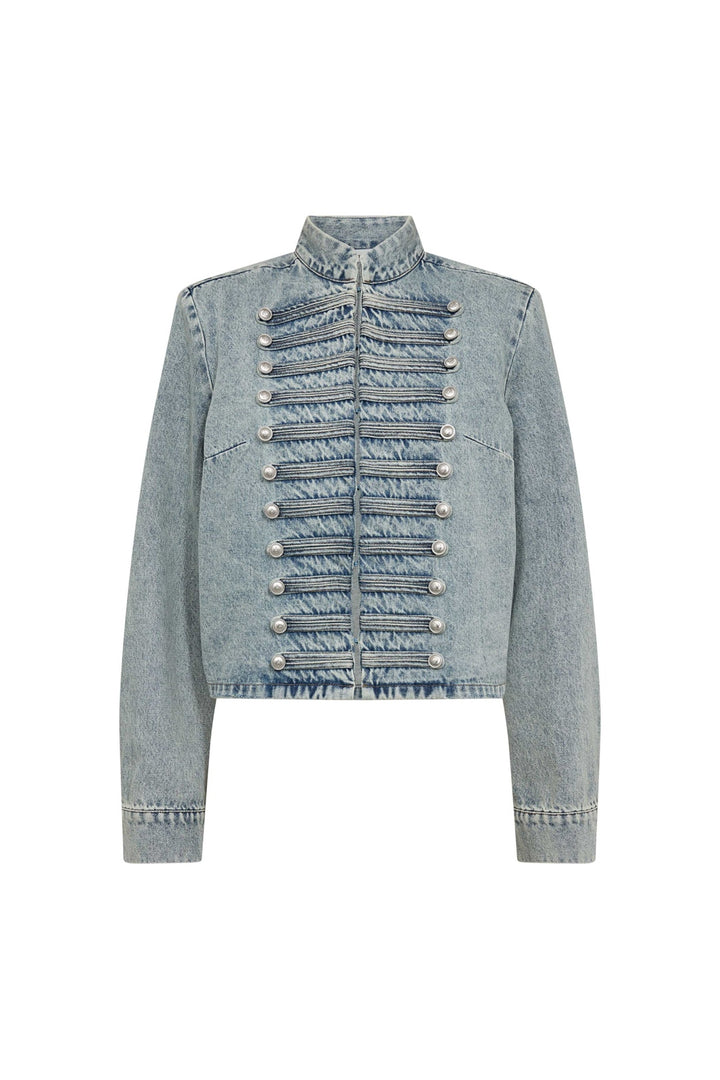 Co´Couture - Jacksoncc Officer Denim Jacket 500800 - 45007 - Bleach Denim