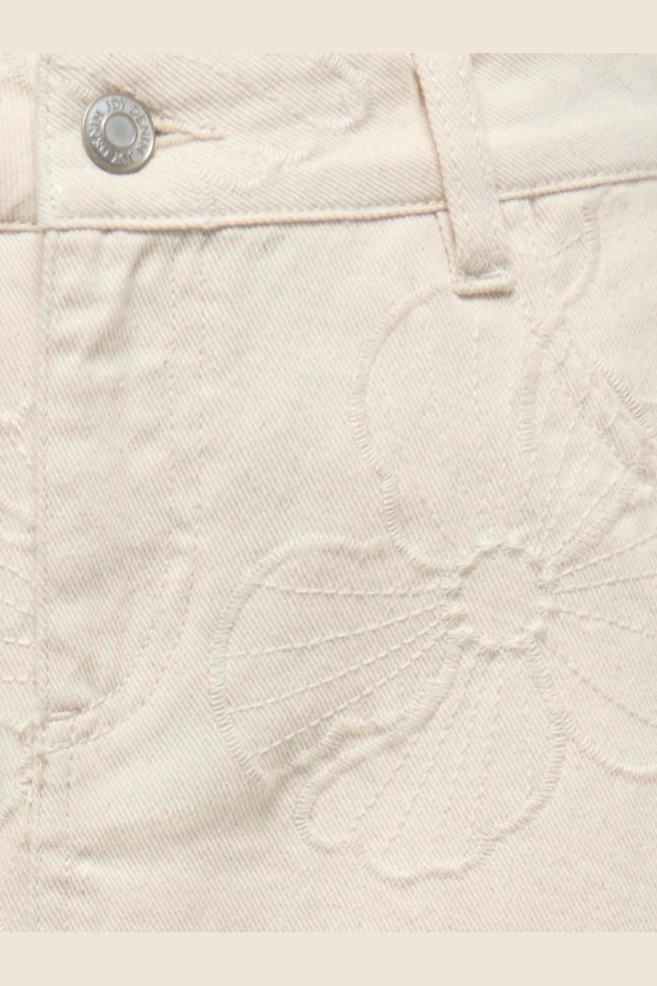 JDY - Jdyhavanna Emb Skirt - 5140649 Ecru