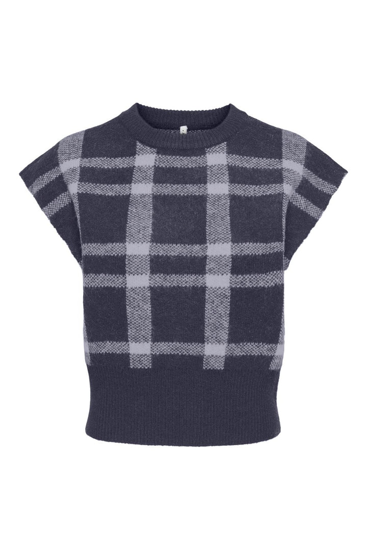 Only - Onlcarla Sl Jq O-Neck Knt - 5172489 Night Sky Dgm