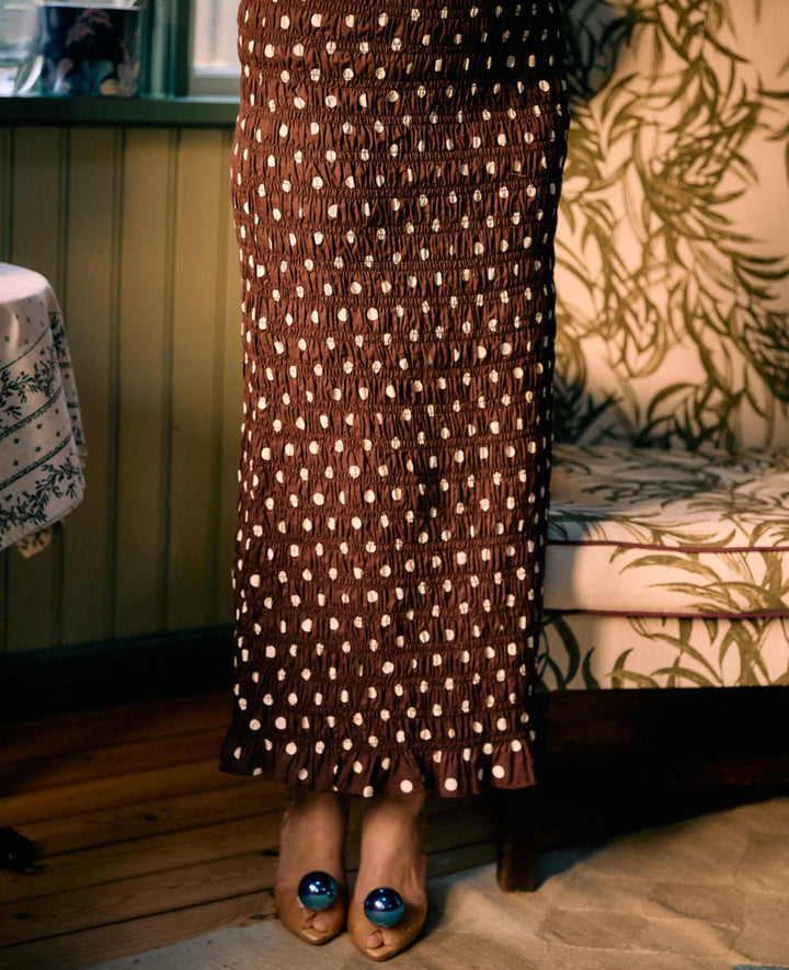 Sissel Edelbo - Lady Skirt Se 2023 - Brown Dot