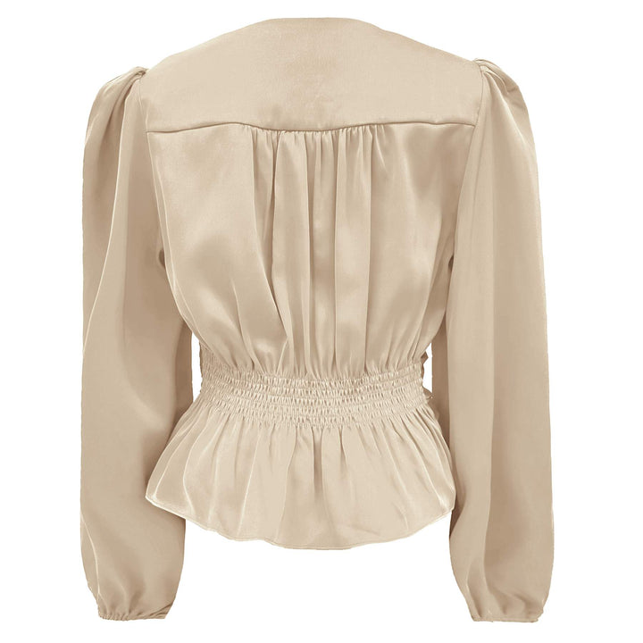 Liberte - Tiki Ls Twist Blouse 22120 - Champagne
