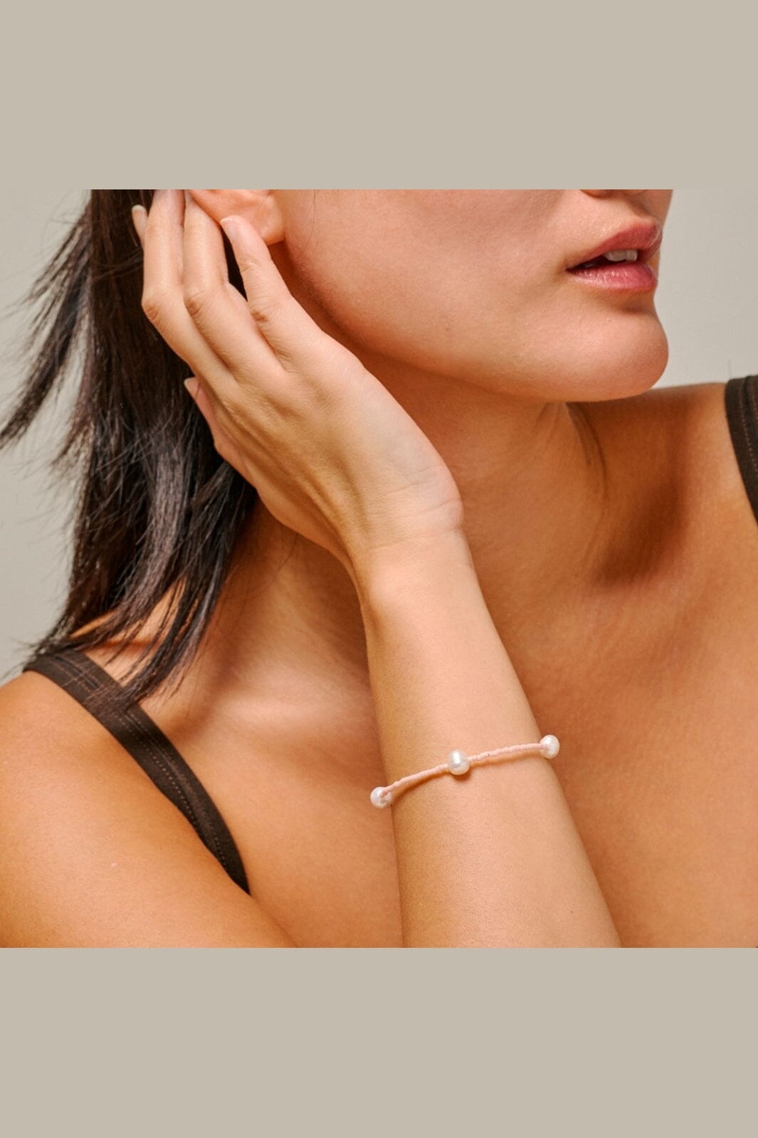 Enamel Copenhagen - Bracelet, Petra B160G - Light Pink