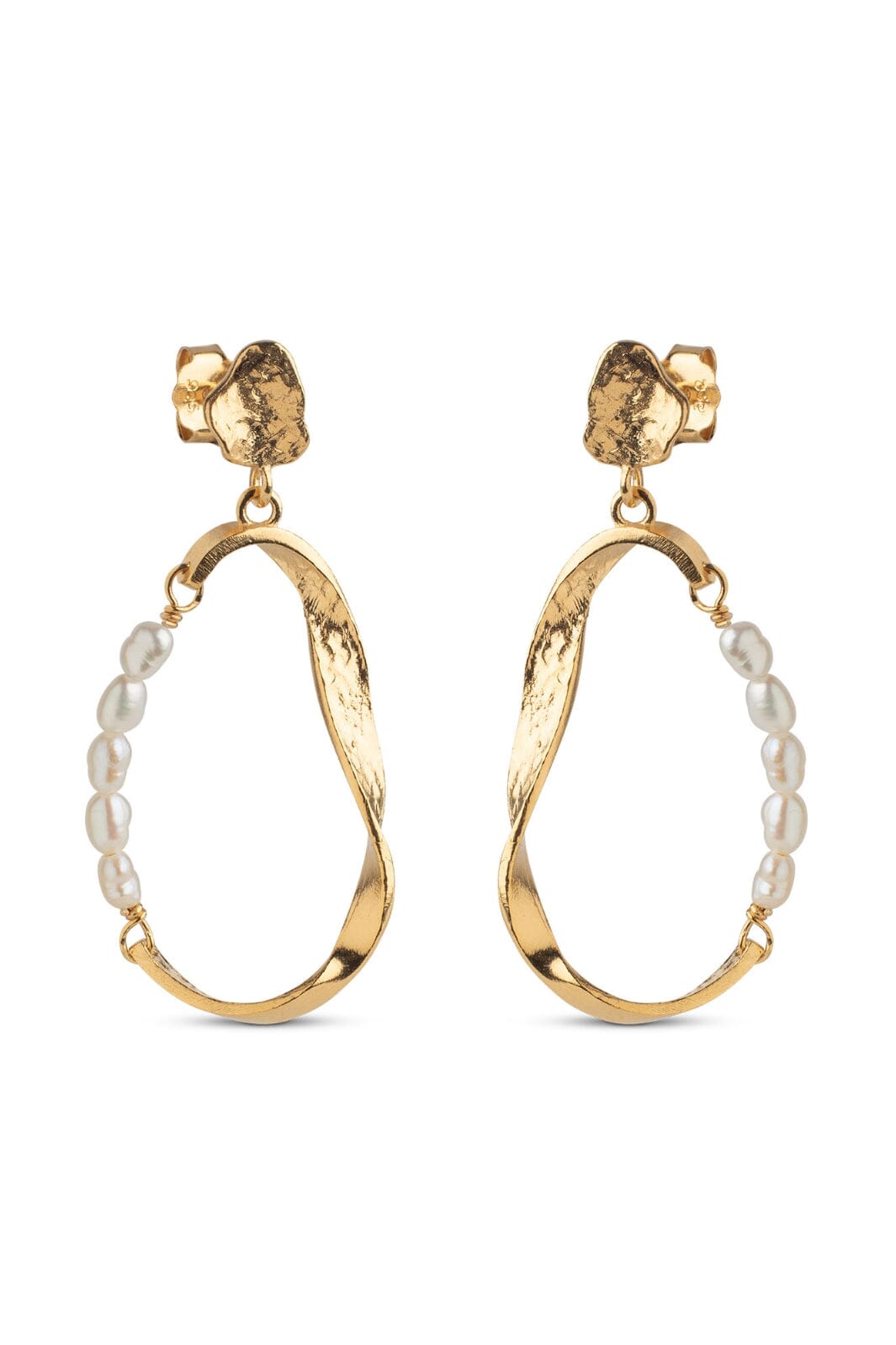 Enamel Copenhagen - Earring, Aloma Pearl Small - Pearls Øreringe 