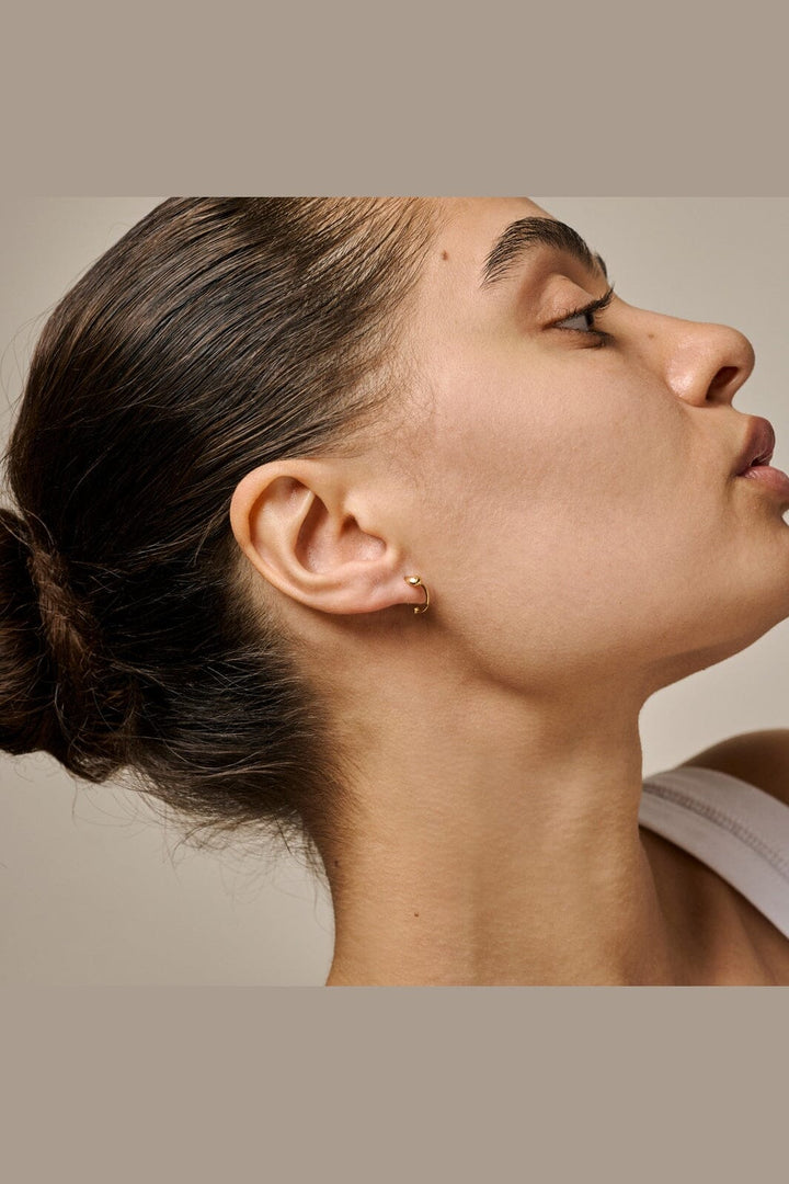 Enamel Copenhagen - Hoops, Twistie Drop E448G - 925S/Gp