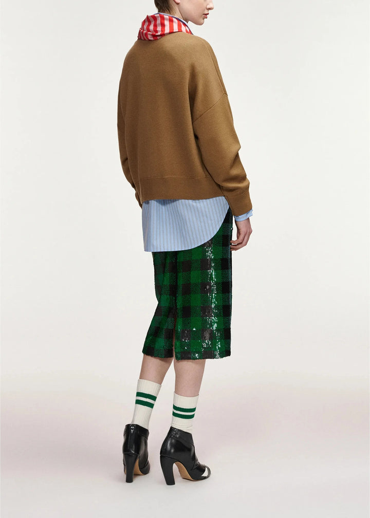Essentiel Antwerp - Kurtis Pullover With Scarf - Cc05 Camel Club Bluser 