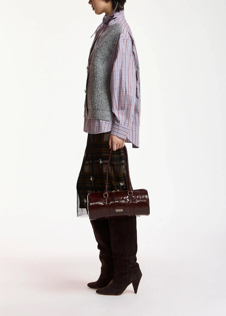 Essentiel Antwerp - Kute Fabric Mix Shirt - K1mm Combo1 Mushroom Mood Skjorter 